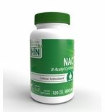 NAC N-Acetyl Cysteine 600mg (120 VegeCaps) (Non GMO)