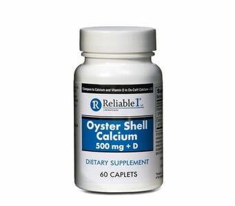 Oyster Shell Calcium 500mg + D <br>(60 Caplets)