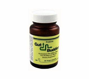 Probiotic Gut Buddies (Two Billion viable probiotics per minicap / 90 Count Bottle)