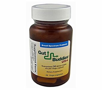 Probiotic Gut Buddies® Ultra (Thirty Billion Viable cfu per Vege-Capsule / 30 Count Bottle)
