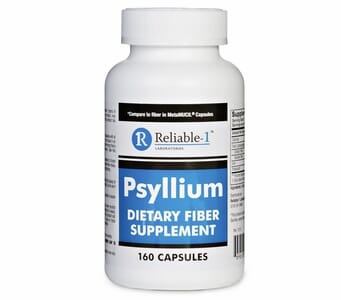 Psyllium Dietary Fiber Supplement <br>(160 Capsules)