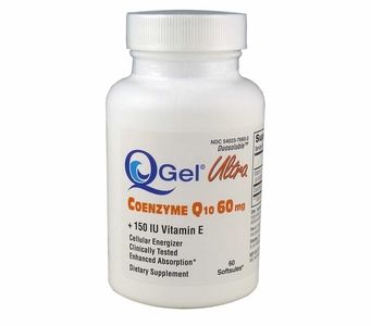 Q-Gel Ultra 60mg<br>Hydrosoluble CoQ10<br>60 Softgels