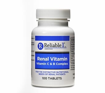 Renal Vitamin (Vitamin C & B Complex) (100 Tablets)