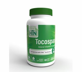 Tocospan® Complete Vitamin E Complex 400IU (60 Softgels) (NON-GMO)