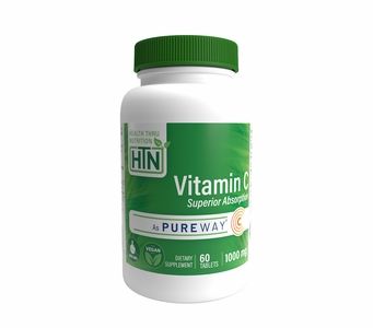 Vitamin C 1,000mg (60 Tablets) Advanced Absorption PureWay-C® (NON-GMO) (Gluten Free)