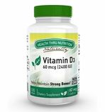 Vitamin D3 60mcg / 2,400 IU (100 Softgels) (Soy-Free) (NON-GMO)
