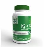 Vitamin K2 (100mcg) + Vitamin D3 (1000 IU) (60 Vegecapsules)