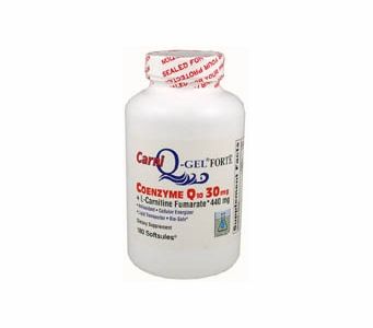 Carni Q-Gel (L-Carnitine and Q-Gel 180 Softgels)