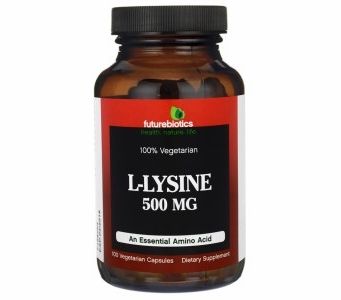 Futurebiotics L-Lysine 500mg - 100 Vegecapsules - Essential Amino Acid