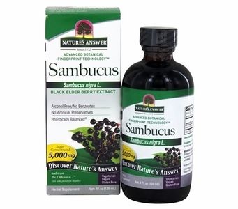 Nature's Answer Sambucus Immune - Black Elderberry infused with Echinacea & Astralagus - 120ml