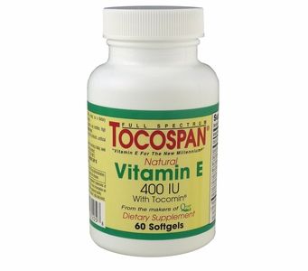 Vitamin E Full Spectrum TOCOSPAN (400 IU / 60 Softgels)