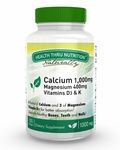 Calcium 1,000mg with Magnesium 400mg (100 Softgels)