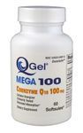 Q-Gel Mega 100mg<br>Hydrosoluble CoQ10<br>60 Softgels