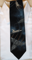 Jet Airplane Silk Necktie Jet Airplane Silk Necktie