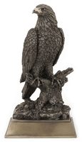 Large Bronzed Eagle Sculpture Large Bronzed Eagle Sculpture