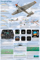 Basics of Flight Aviation Poster | Laminated