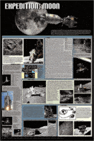 NASA Moon Expedition Poster - Laminated NASA Moon Expedition Poster - Laminated
