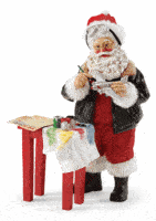Santa as Pilot with DC-3 Airplane - 2 Piece set | CLEARANCE Santa as Pilot with DC-3 Airplane - 2 Piece set | CLEARANCE