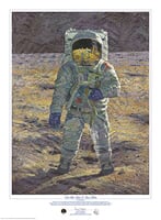 Buzz Aldrin Limited Edition Print Buzz Aldrin Limited Edition Print