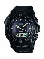 Casio's Analog Triple Sensor Watch - Stealth Black Casio's Analog Triple Sensor Watch - Stealth Black