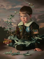 "Flight Plans" Aviation Art on Canvas "Flight Plans" Aviation Art on Canvas
