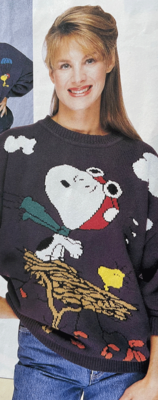Snoopy Flying Ace Sweater | <font color=red>New Markdown</font>