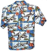 WW II Airplanes Hawaiian Shirt WW II Airplanes Hawaiian Shirt