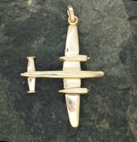Gold B-25 Mitchell Airplane Jewelry Gold B-25 Mitchell Airplane Jewelry