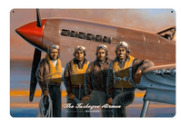 Tuskegee Airmen Sign <font color=red>New Markdown</font>