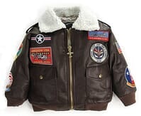 Child's Brown Flight Jacket Child's Brown Flight Jacket