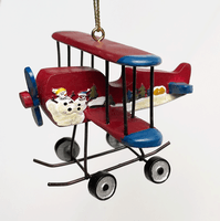 Red Skiplane Ornament Red Skiplane Ornament