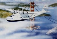 M-130 China Clipper Airplane Art Print M-130 China Clipper Airplane Art Print