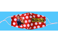 Rosie The Riveter Face Mask  <font color=red>New Markdown</font>