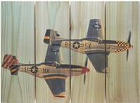 P-51 Mustang Wingman Indoor Outdoor Art - Medium P-51 Mustang Wingman Indoor Outdoor Art - Medium