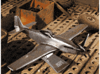 Large Aluminum P-51 Mustang Model Large Aluminum P-51 Mustang Model
