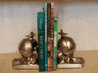 Airplane Bookends - Antique Silver Finish/Set of Two Airplane Bookends - Antique Silver Finish/Set of Two