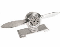 Deco Design Propeller Desk Clock