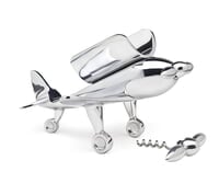 Airplane Wine Bottle Holder & Corkscrew Airplane Wine Bottle Holder & Corkscrew