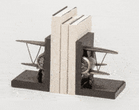 Airplane Bookends Airplane Bookends