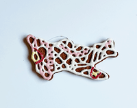 Airplane Gingerbread Ornament