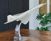 Large Aluminum Concorde Model Aircraft