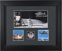 Astronaut Charles Duke Autographed Wall Art Astronaut Charles Duke Autographed Wall Art