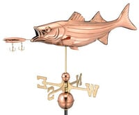 Bass Weathervane Garden Size Bass Weathervane Garden Size