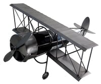 Biplane Wine Bottle Holder or Sculpture Biplane Wine Bottle Holder or Sculpture
