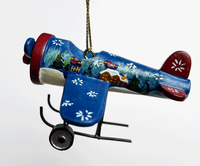 Blue Airplane Ornament Blue Airplane Ornament