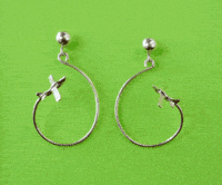 Silver Aerobatic Flight Earrings | Lo Wing