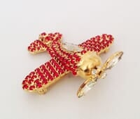 Rhinestone Airplane Brooch Rhinestone Airplane Brooch