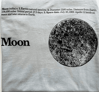 Moon T-Shirt <font color=red>New Markdown</font>