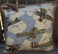 Antique Airplanes Pillow Antique Airplanes Pillow