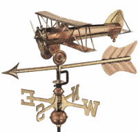 Airplane Weather Vanes | Outdoor Airplane decor